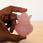 Rose Quartz Kalash Carving - Pink Crystal Abundance Pot - Love & Prosperity 1