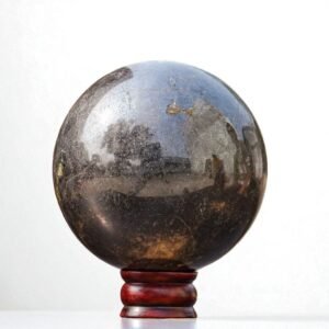 Large 155MM Hematite Crystal Sphere Healing Crystal Sphere Ball For Home Decor 2