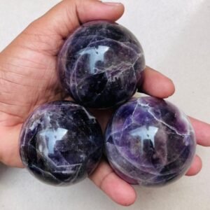 Large Amethyst Crystal Sphere Hand Carved Crystal home Office Decorative Ball 1