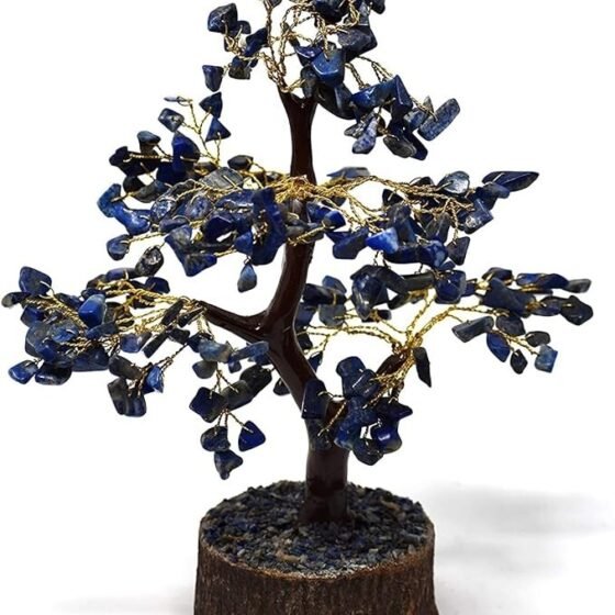 Lapis Lazuli Crystal Tree Natural Healing Gemstone Crystal Bonsai Fortune Money 1