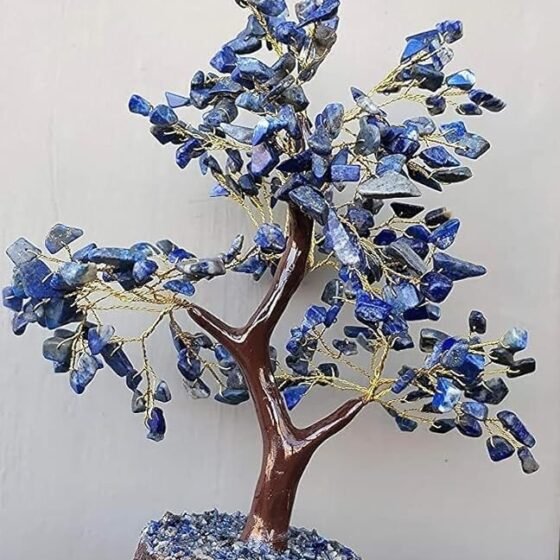 Lapis Lazuli Crystal Tree Natural Healing Gemstone Crystal Bonsai Fortune Money 2