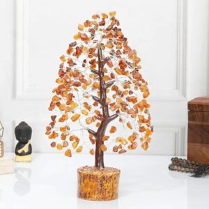 Natural Carnelian Crystal Tree Healing Gemstone Crystal Bonsai Fortune MoneyTree 1