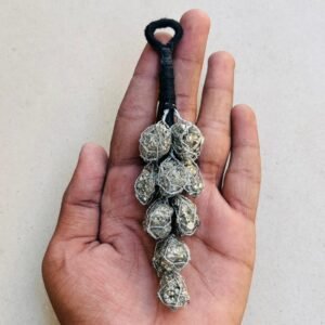 Pyrite Crystal Car Rear View Mirror Hanger Wall Hanging Hanger Crystals Gift5-6" 2