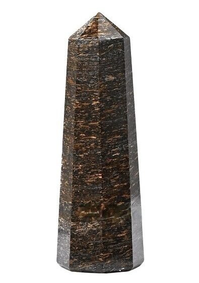 Natural Bronzite Crystal Points Tower Hand Carved Crystal Home Office DecorPoint 2