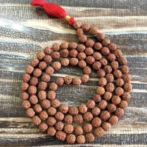 Rudraksha Mala 8 mm 108 Japa Mala Knotted Meditation Buddhist Prayer Beads 2