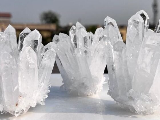 Large Clear Quartz Crystal Cluster Hand Carved Crystal Home Office Decorative 2