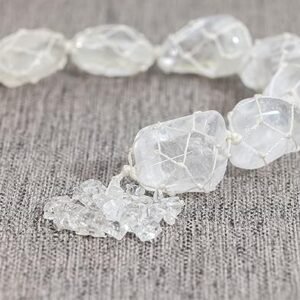 Large Clear Quartz Crystal Tumble Hanger Hand Carved Crystal Car-Door Hanger 2