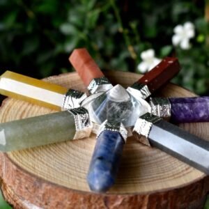 7 Chakra Energy Generator with Crystal Quartz Pyramid Ideal for Crystal Grid 2